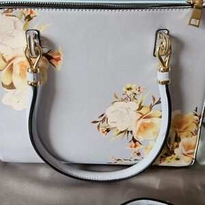 Beautiful vegan floral tote,briefcase